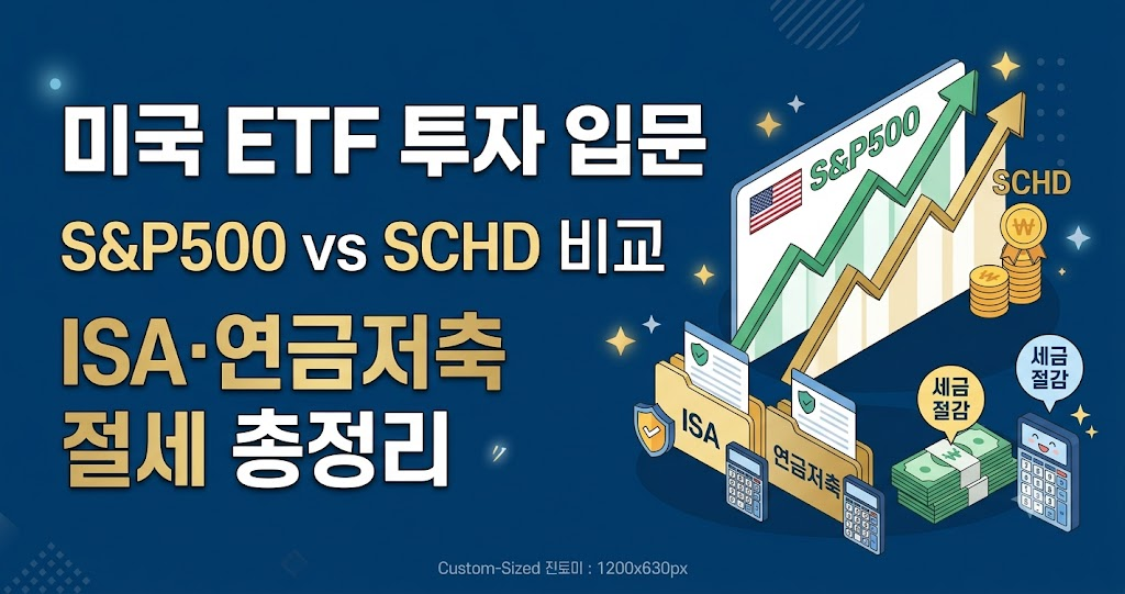 미국 ETF 투자 S&P500 SCHD 세금 절세 가이드